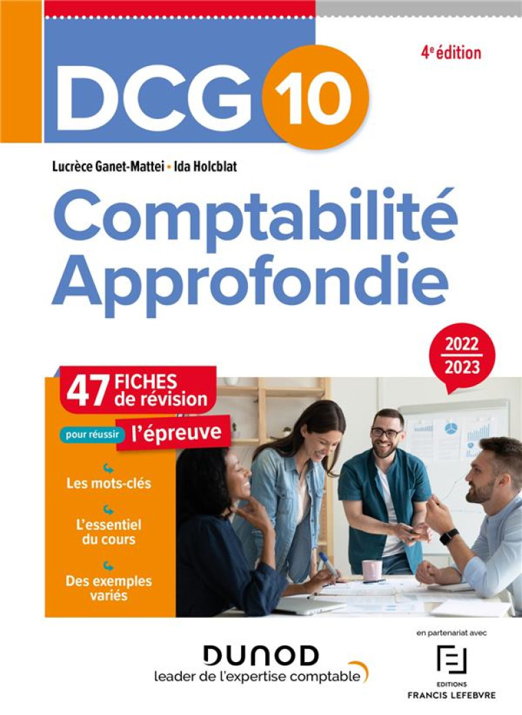 DCG 10 COMPTABILITE APPROFONDIE - FICHES DE REVISION 2022-2023 - GANET-MATTEI - DUNOD