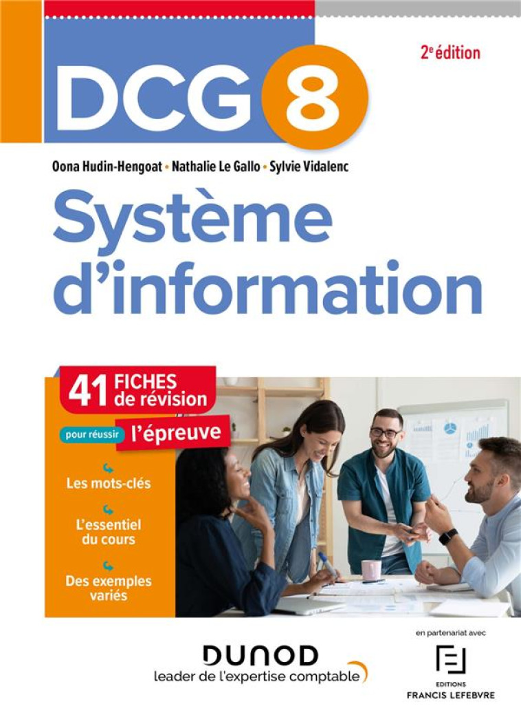 DCG 8 : SYSTEME D'INFORMATION  -  41 FICHES DE REVISION (2E EDITION) - HUDIN-HENGOAT - DUNOD