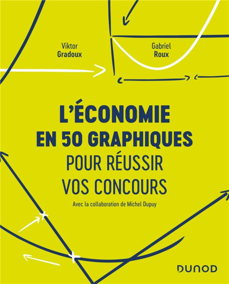 L'ECONOMIE EN 50 GRAPHIQUES POUR REUSSIR VOS CONCOURS - GRADOUX/ROUX/DUPUY - DUNOD