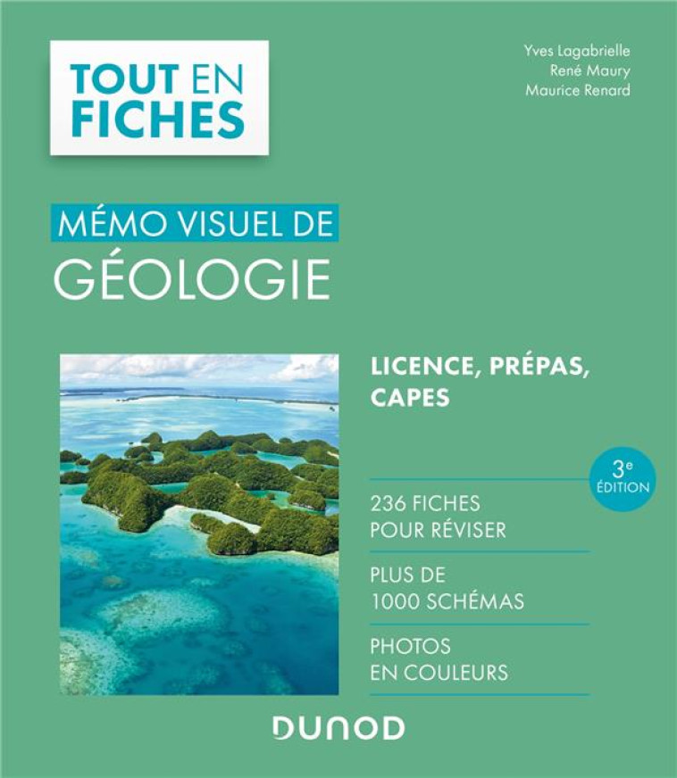 MEMO VISUEL DE GEOLOGIE (3E EDITION) - LAGABRIELLE/MAURY - DUNOD