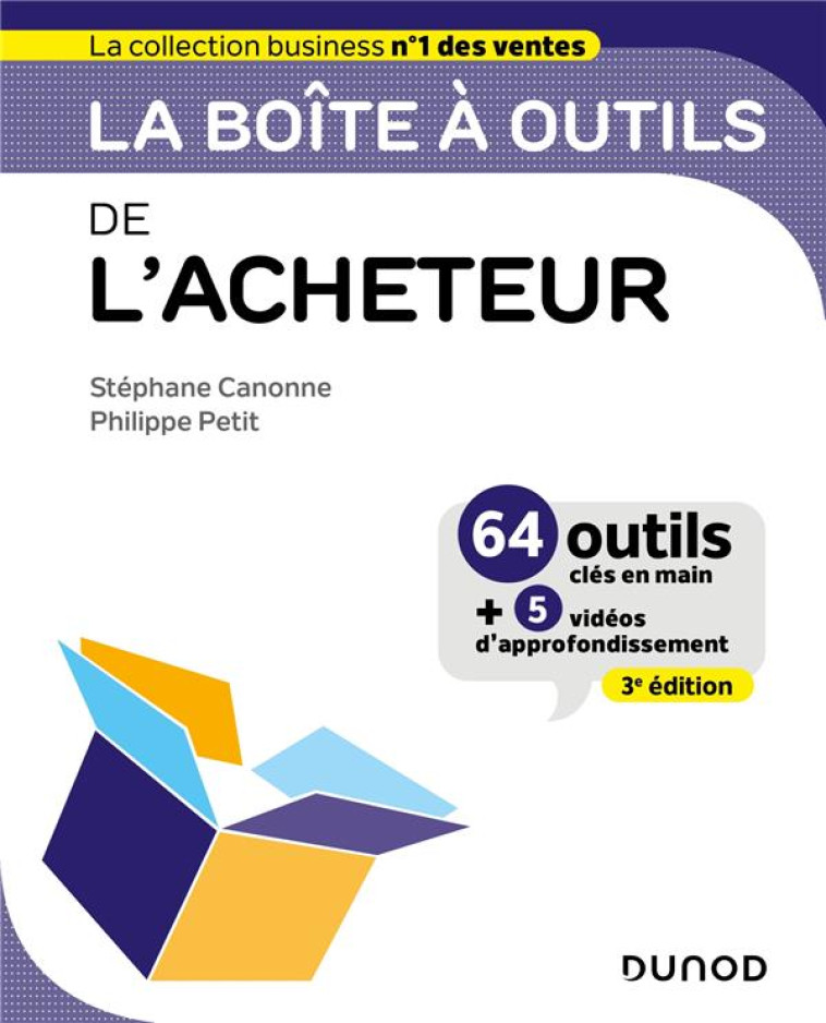 LA BOITE A OUTILS : DE L'ACHETEUR (3E EDITION) - CANONNE/PETIT - DUNOD