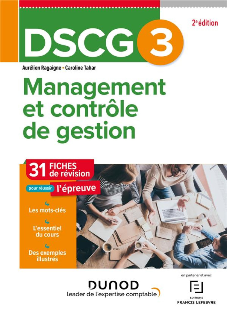 DSCG 3 : MANAGEMENT ET CONTROLE DE GESTION  -  FICHES DE REVISIONS (EDITION 2023/2024) - RAGAIGNE/TAHAR - DUNOD