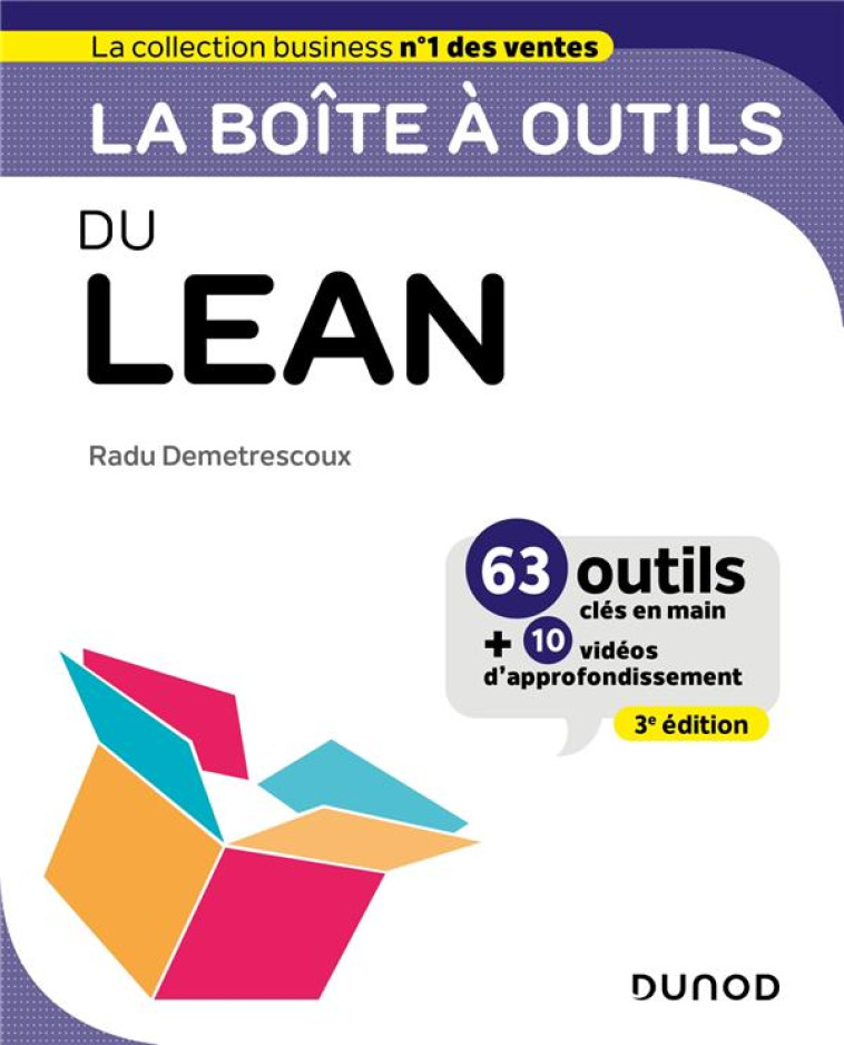 LA BOITE A OUTILS : DU LEAN (3E EDITION) - DEMETRESCOUX RADU - DUNOD