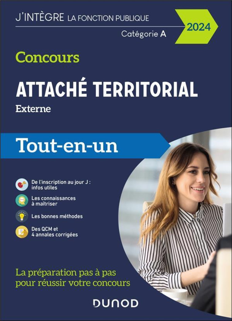 CONCOURS ATTACHE TERRITORIAL EXTERNE 2024 - TOUT-EN-UN - FALCO/LAMURE - DUNOD