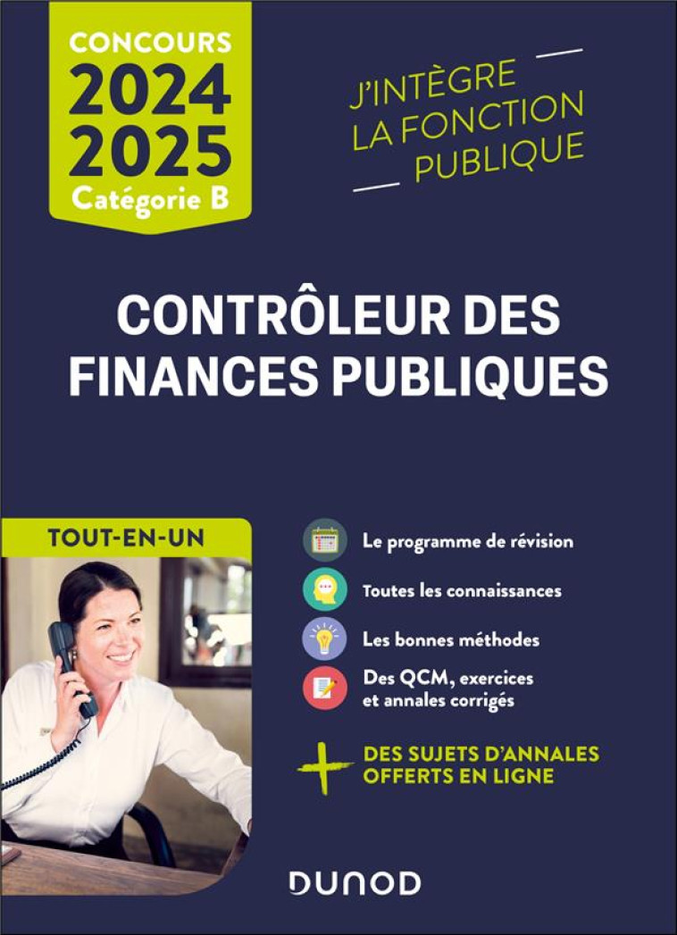 CONCOURS CONTROLEUR DES FINANCES PUBLIQUES - 2024-2025 - TOUT-EN-UN - BECK/SPELLER/BADUFLE - DUNOD