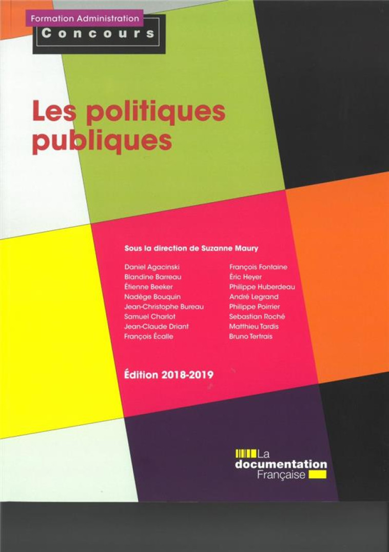 LES POLITIQUES PUBLIQUES - LA DOCUMENTATION FRA - ECOLE DU LOUVRE