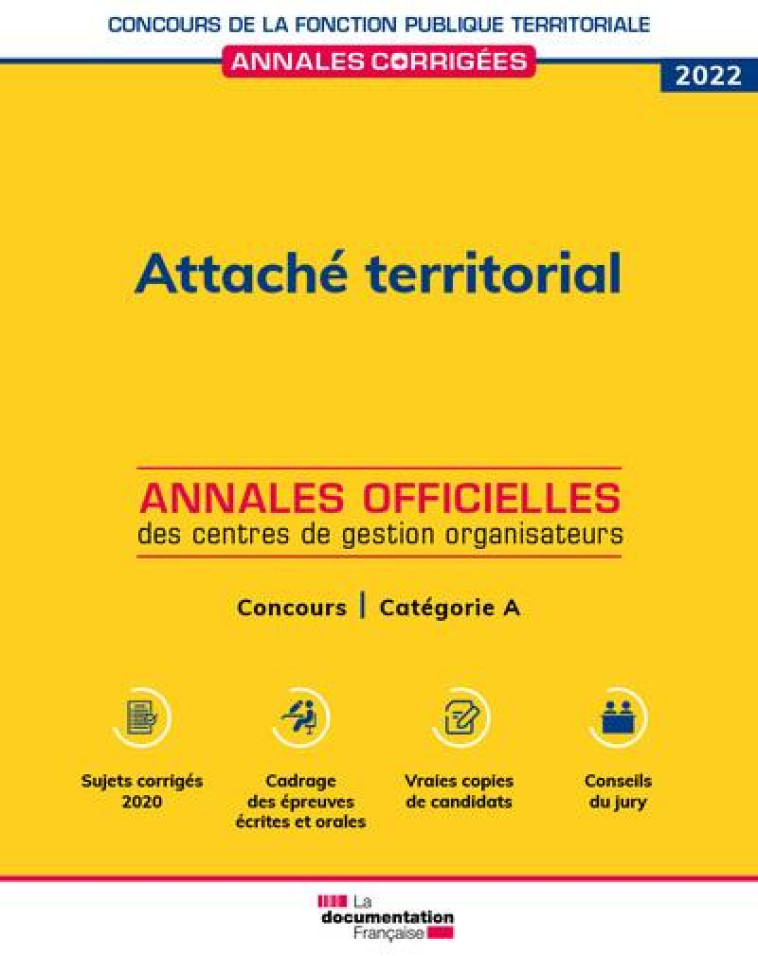 ATTACHE TERRITORIAL 2022 : CONCOURS EXTERNE, INTERNE, 3EME CONCOURS. CATEGORIE A - CENTRE INTERDEPARTEM - ECOLE DU LOUVRE