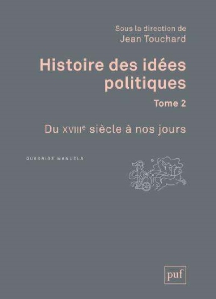 HISTOIRE DES IDEES POLITIQUES. TOME 2 - DU XVIIIE SIECLE A NOS JOURS - COLLECTIF - PUF