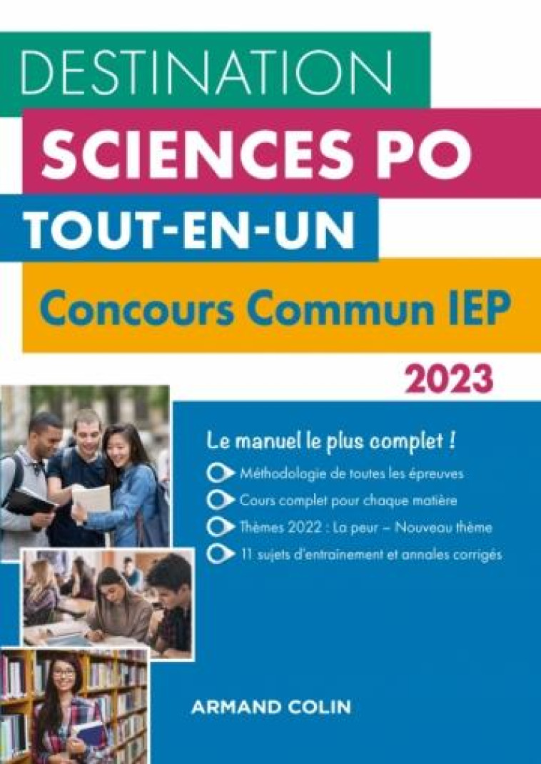 DESTINATION SCIENCES PO - CONCOURS COMMUN IEP 2023 - TOUT-EN-UN - DELARUE/GALLIX - NATHAN