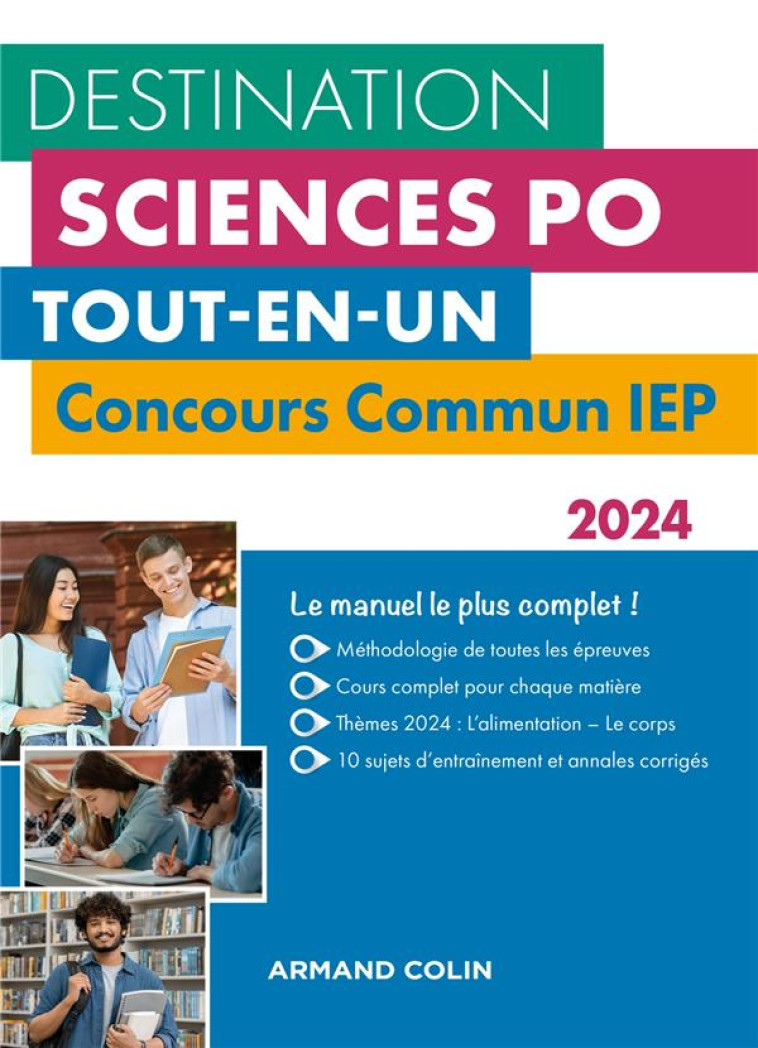 DESTINATION SCIENCES PO : CONCOURS COMMUN IEP  -  TOUT-EN-UN (EDITION 2024) - DELARUE/GALLIX - NATHAN