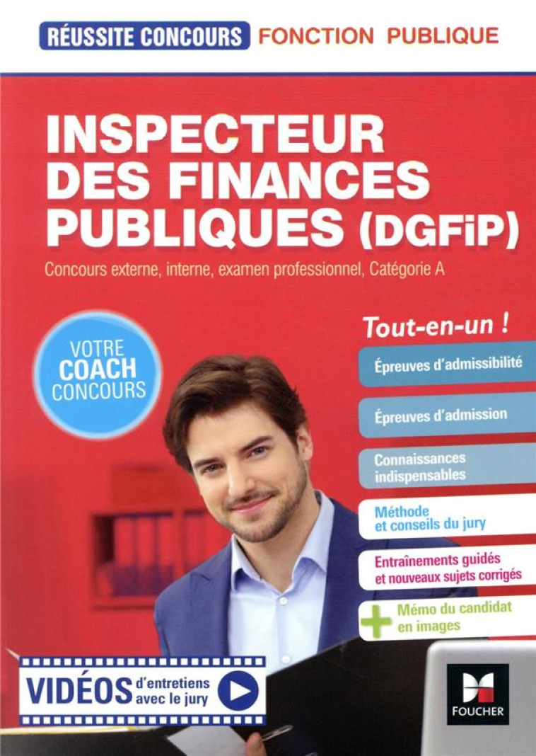 REUSSITE CONCOURS INSPECTEUR DES FINANCES PUBLIQUES DGFIP - PREPARATION COMPLETE - MULERO MICHAEL - FOUCHER