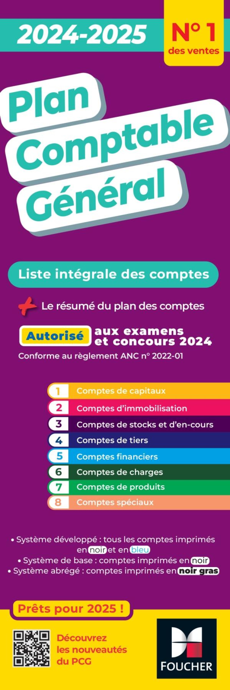 PLAN COMPTABLE GENERAL (EDITION 2024/2025) - PAUGAM SEBASTIEN - FOUCHER