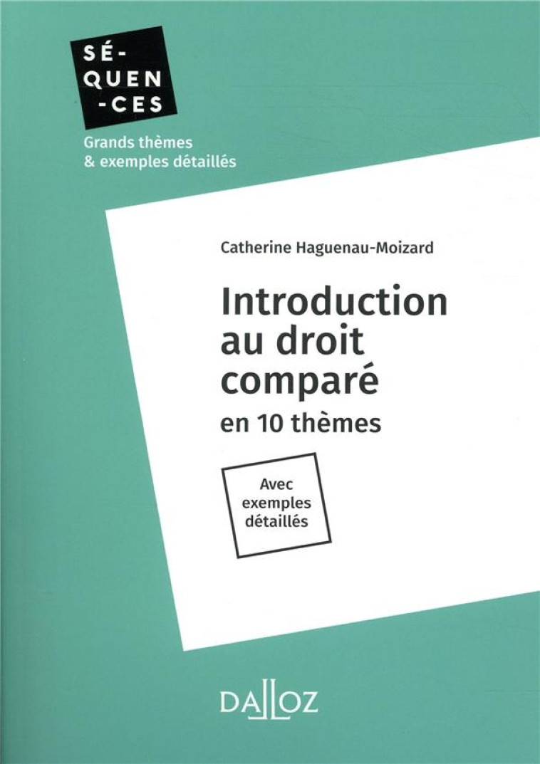 INTRODUCTION AU DROIT COMPARE - HAGUENAU-MOIZARD C. - DALLOZ