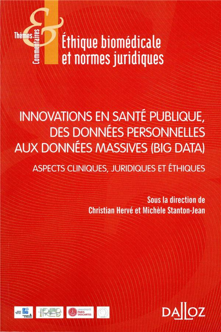 ETHIQUE BIOMEDICALE - STANTON-JEAN MICHELE - DALLOZ