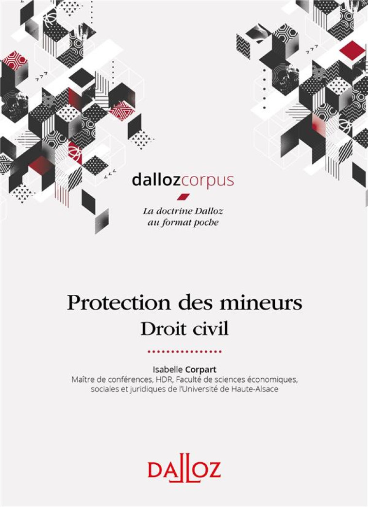 PROTECTION DES MINEURS - CORPART ISABELLE - DALLOZ