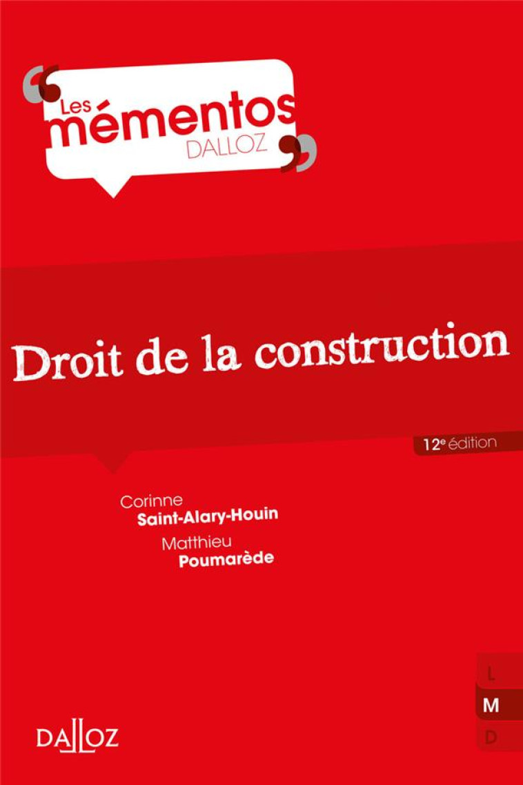 DROIT DE LA CONSTRUCTION - SAINT-ALARY-HOUIN - DALLOZ