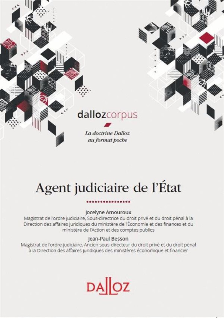 AGENT JUDICIAIRE DE L'ÉTAT - AMOUROUX/BESSON - DALLOZ