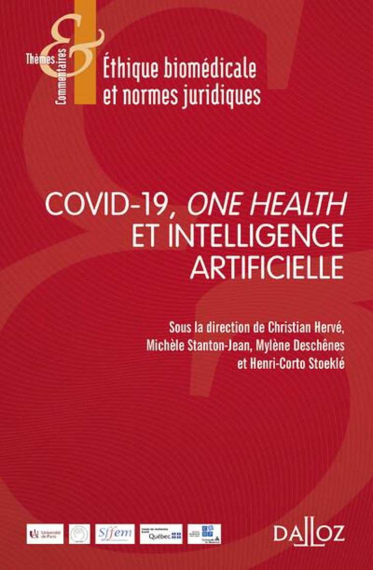 COVID-19, ONE HEALTH ET INTELLIGENCE ARTIFICIELLE - HERVE CHRISTIAN - DALLOZ