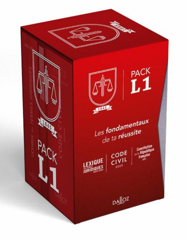 PACK L1 : CODE CIVIL : LEXIQUE DES TERMES JURIDIQUES - COLLECTIF - DALLOZ