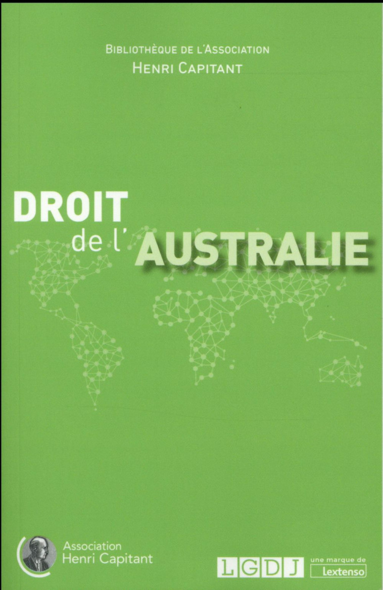 DROIT DE L'AUSTRALIE - COLLECTIF - LGDJ