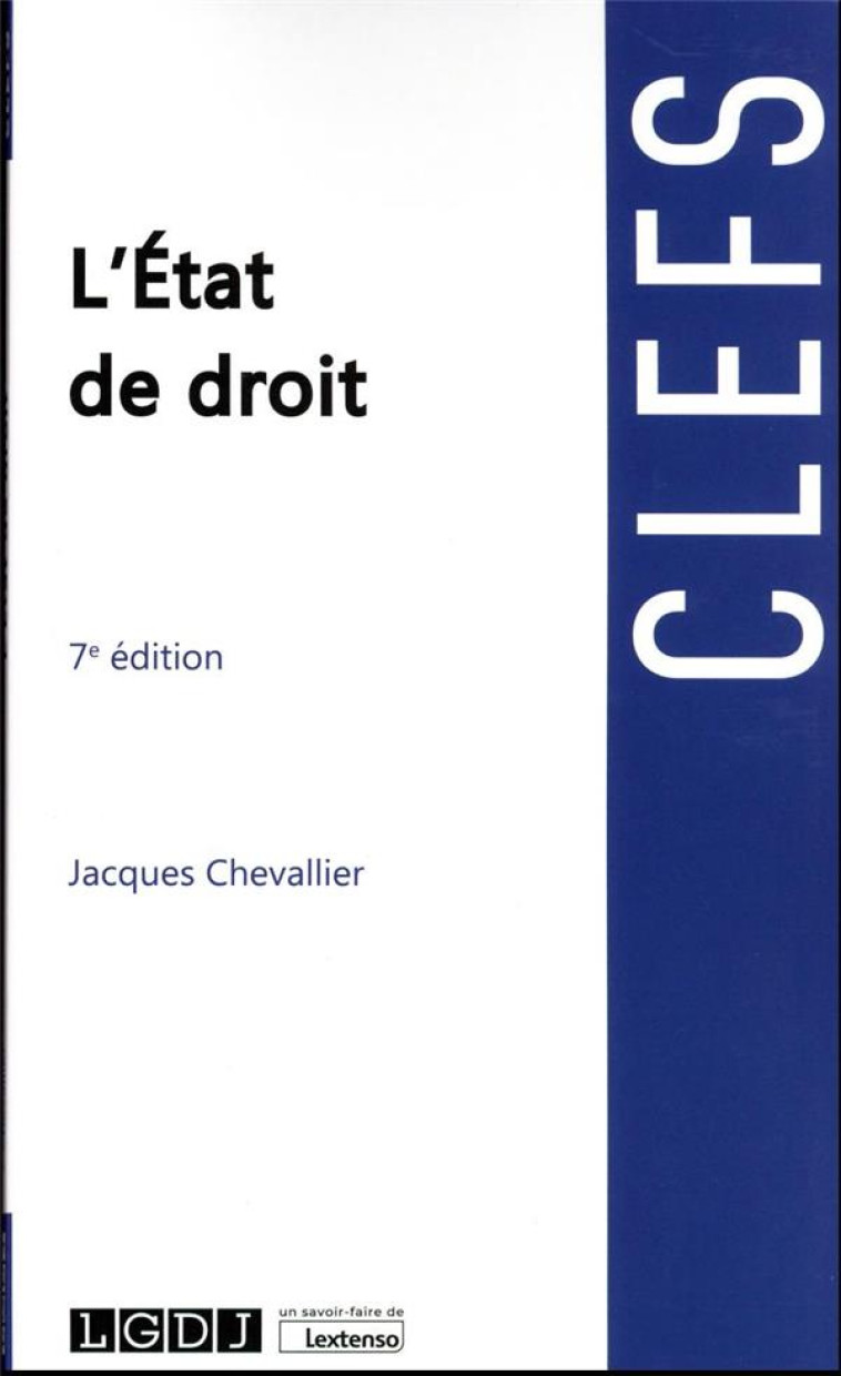 L'ETAT DE DROIT - CHEVALLIER JACQUES - LGDJ