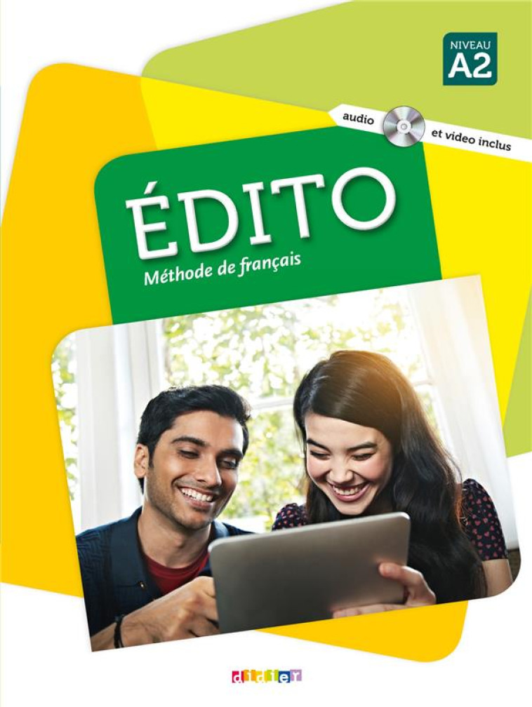 EDITO : NIVEAU A2  -  LIVRE + CD MP3 + DVD - HEU/ABOU-SAMRA/BRAUD - Didier