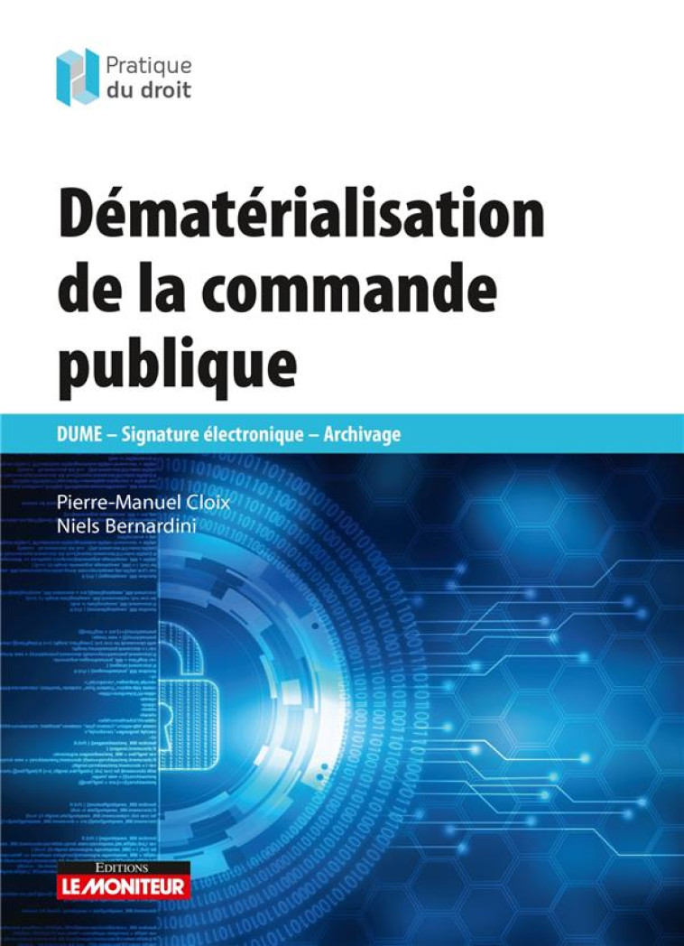 DEMATERIALISATION DE LA COMMANDE PUBLIQUE - CLOIX/BERNARDINI - ARGUS