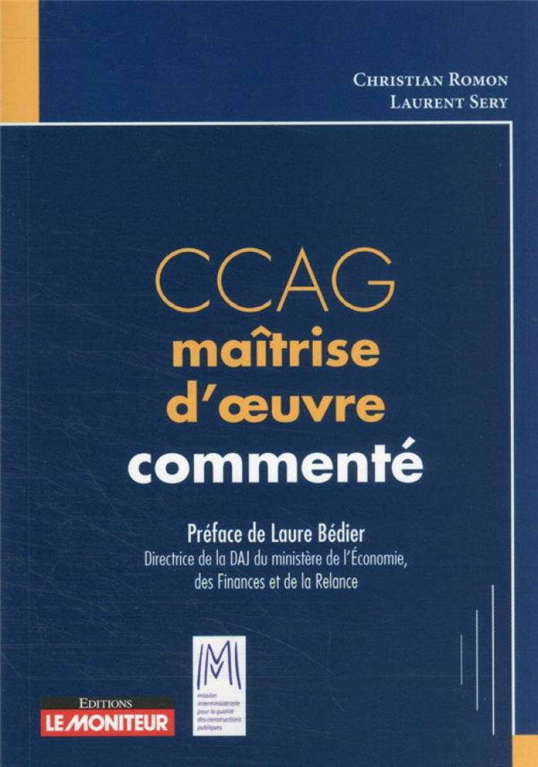 CCAG MAITRISE D'OEUVRE COMMENTE - MIQCP - ARGUS