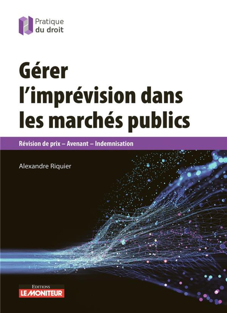 GERER L'IMPREVISION DANS LES MARCHES PUBLICS : REVISION DE PRIX, AVENANT, INDEMNISATION - RIQUIER ALEXANDRE - ARGUS