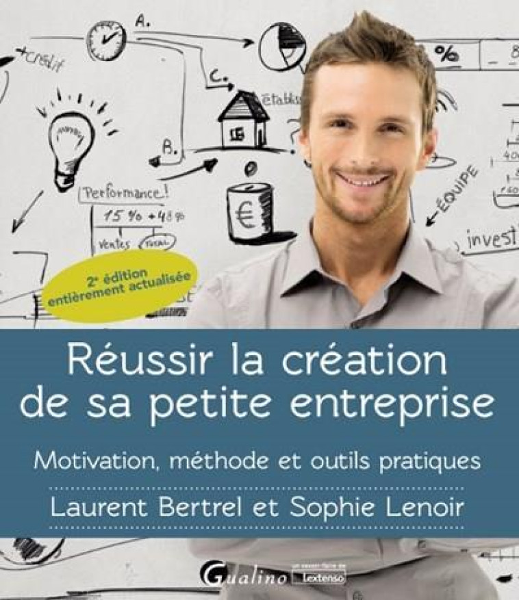 REUSSIR LA CREATION DE SA PETITE ENTREPRISE  -  MOTIVATION, METHODE, OUTILS PRATIQUES (2E EDITION) - BERTREL/LENOIR - GUALINO