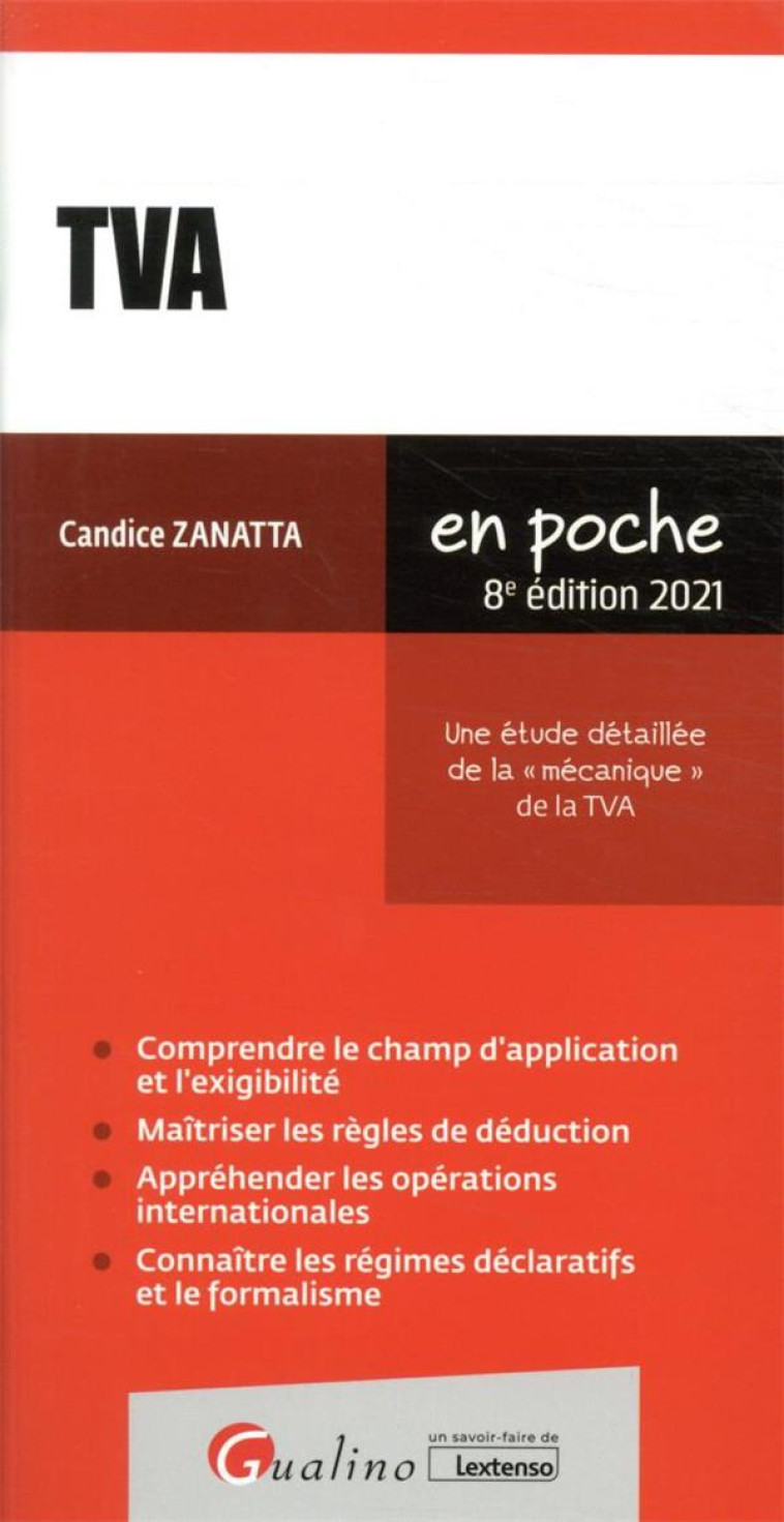 TVA (EDITION 2021) - ZANATTA CANDICE - GUALINO