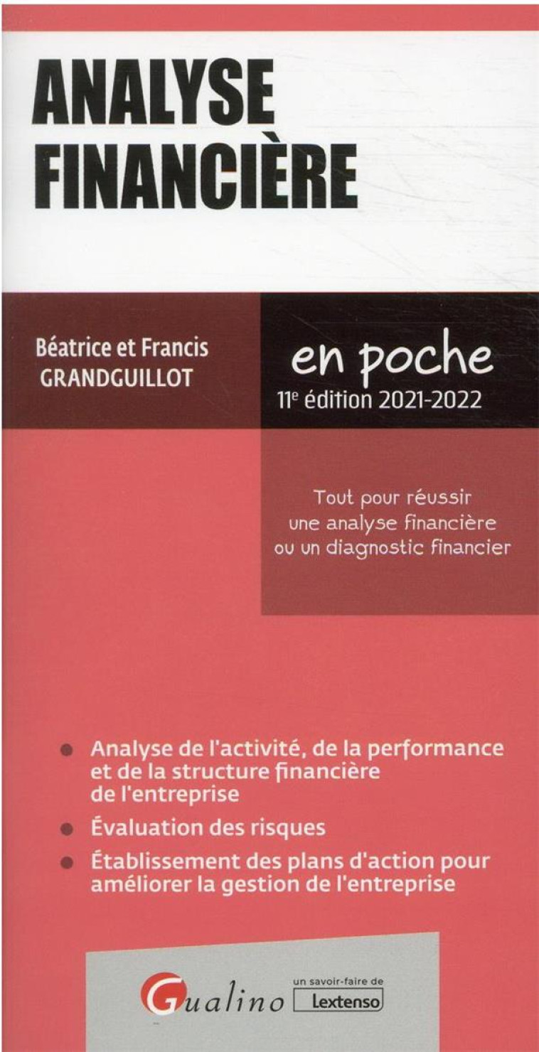 ANALYSE FINANCIERE (11E EDITION) - GRANDGUILLOT - GUALINO