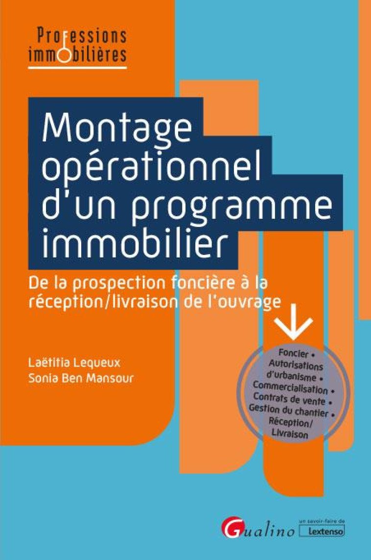 MONTAGE OPERATIONNEL D'UN PROGRAMME IMMOBILIER : FAISABILITE JURIDIQUE D'OPERATIONS DE CONSTRUCTION  -  CHOIX DU MONTAGE  -  REALISATION DES OPERATIONS DE CONSTRUCTION - BEN MANSOUR/LEQUEUX - GUALINO