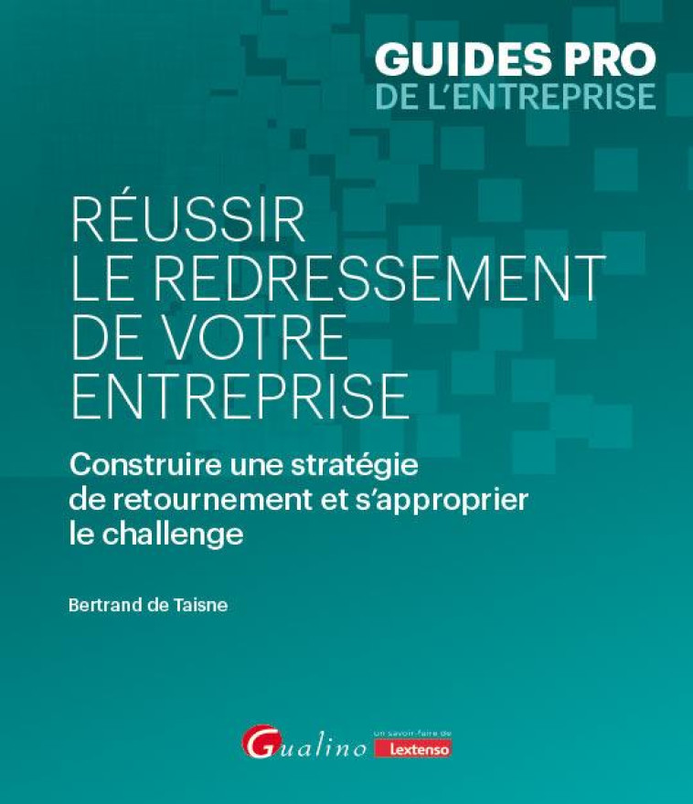 REUSSIR LE REDRESSEMENT DE VOTRE ENTREPRISE : CONSTRUIRE UNE STRATEGIE DE RETOURNEMENT ET S'APPROPRIER LE CHALLENGE - TAISNE BERTRAND - GUALINO