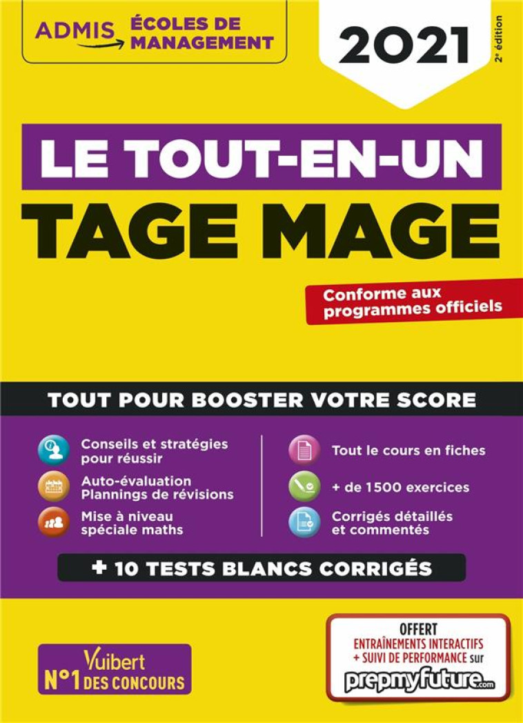 TAGE MAGE - LE TOUT-EN-UN - AVEC PREPMYFUTURE - DREVET/DUMAS - VUIBERT