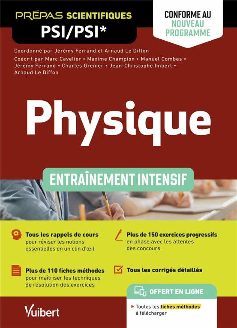 PHYSIQUE PSI/PSII* : ENTRAINEMENT INTENSIF - IMBERT/CAVELIER - VUIBERT