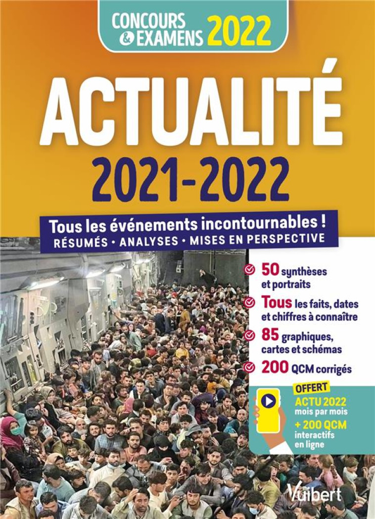 ACTUALITE 2021-2022 : CONCOURS ET EXAMENS 2022  -  ACTU 2022 OFFERTE EN LIGNE  -  TOUS LES EVENEMENTS INCONTOURNABLES - CALAUZENES/CHARLES - VUIBERT