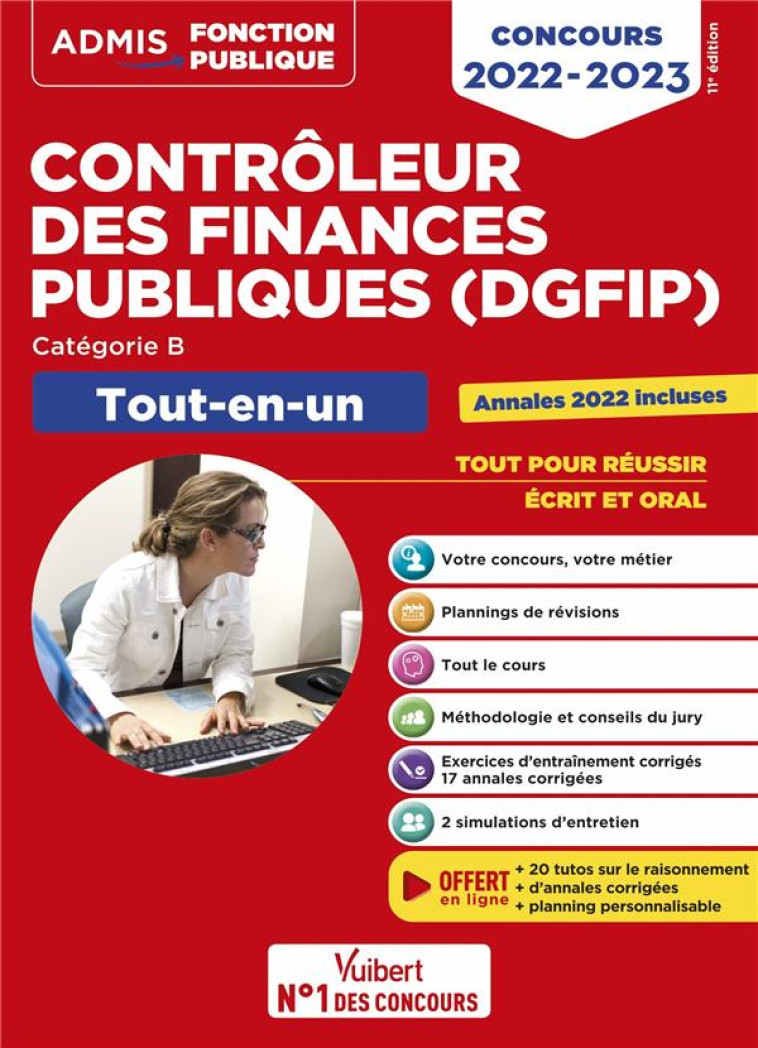 CONCOURS CONTROLEUR DES FINANCES PUBLIQUES (DGFIP) - CATEGORIE B - TOUT-EN-UN - CONCOURS 2022-2023 - BOTTARO/DUMAS/EYNARD - VUIBERT