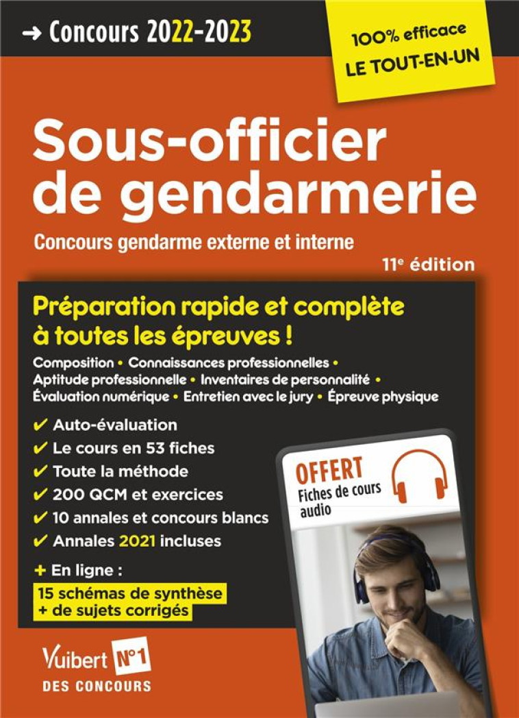 CONCOURS SOUS-OFFICIER DE GENDARMERIE - PREPARATION RAPIDE ET COMPLETE A TOUTES LES EPREUVES - ANNAL - KLINGER/LAVAUD/SOREL - VUIBERT