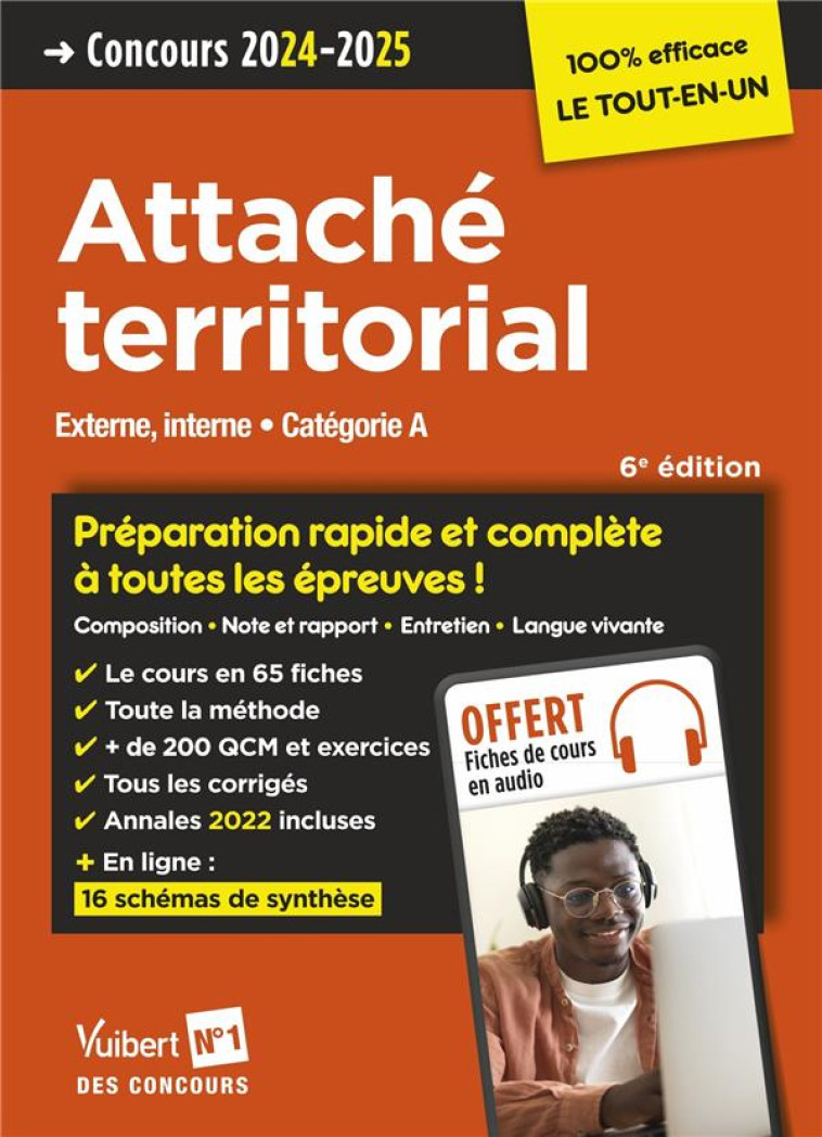 CONCOURS ATTACHE TERRITORIAL - CATEGORIE A - PREPARATION RAPIDE ET COMPLETE A TOUTES LES EPREUVES ! - LEBRUN/TATAT/BELLEGO - VUIBERT