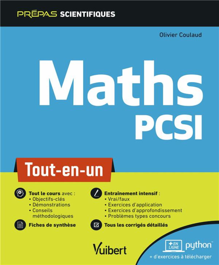 MATHS PCSI  -  TOUT-EN-UN - COULAUD/MANSUY - VUIBERT