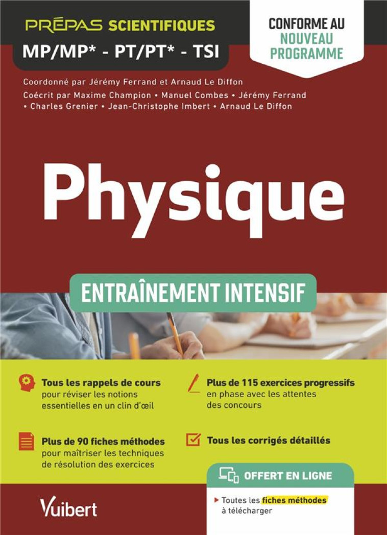 PHYSIQUE : MP-MP*, PT-PT*, TSI 2 - LE DIFFON/IMBERT - VUIBERT