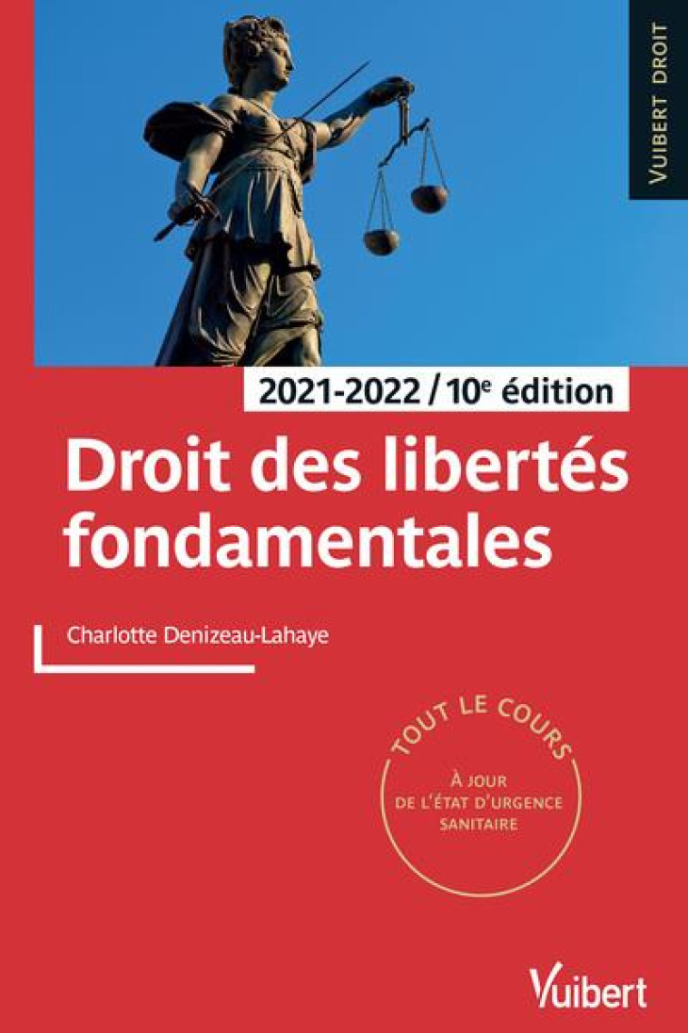 DROIT DES LIBERTES FONDAMENTALES : TOUT LE COURS ET DES CONSEILS METHODOLOGIQUES (EDITION 2021/2022) - DENIZEAU CHARLOTTE - VUIBERT