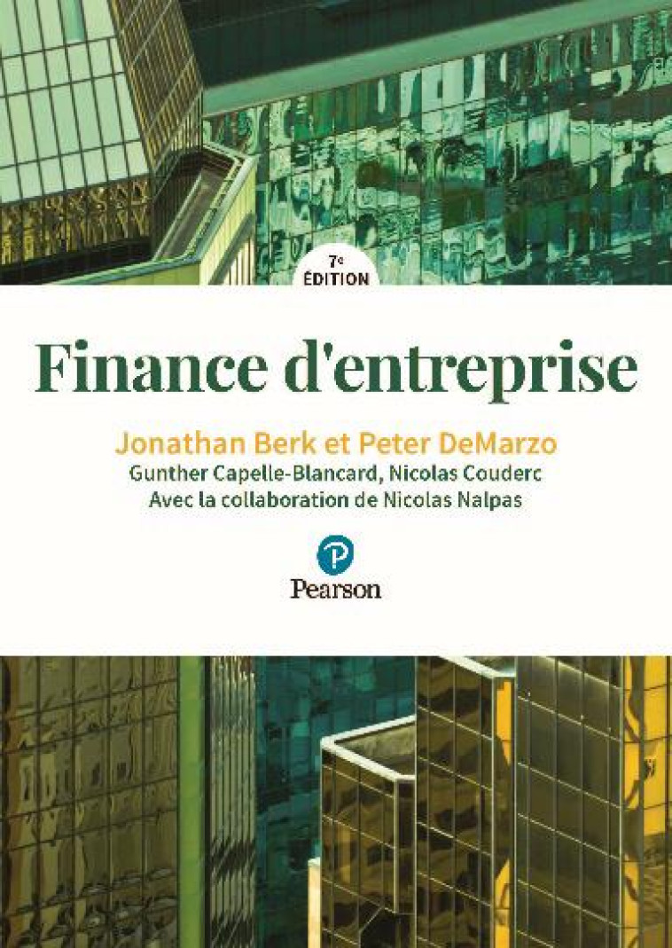 FINANCE D'ENTREPRISE (5E EDITION) - BERK JONATHAN - PEARSON