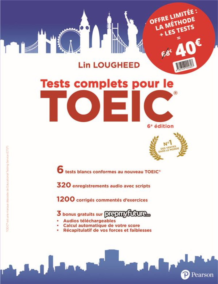 METHODES COMPLETES POUR LE TOEIC  -  6E - LOUGHEED LIN - PEARSON