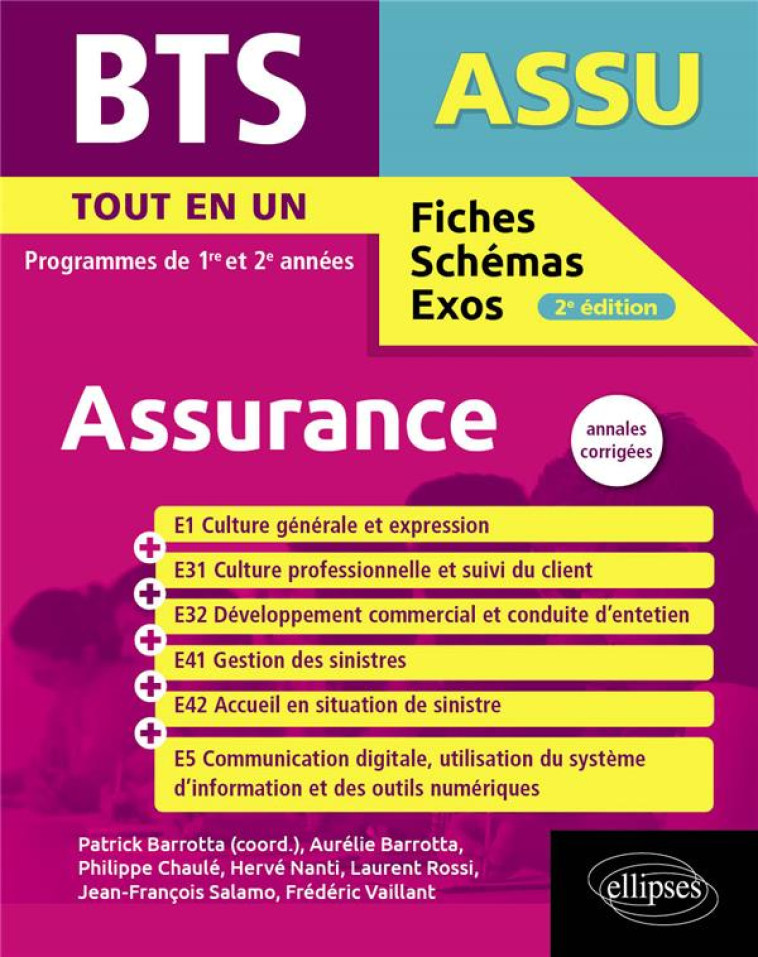 BTS ASSURANCE (2E EDITION) - BARROTTA/CHAULE - ELLIPSES MARKET