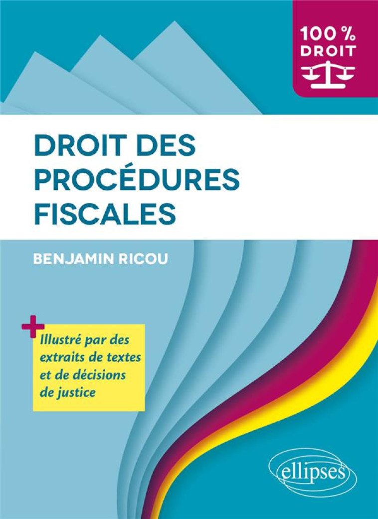 DROIT DES PROCEDURES FISCALES - RICOU BENJAMIN - ELLIPSES MARKET