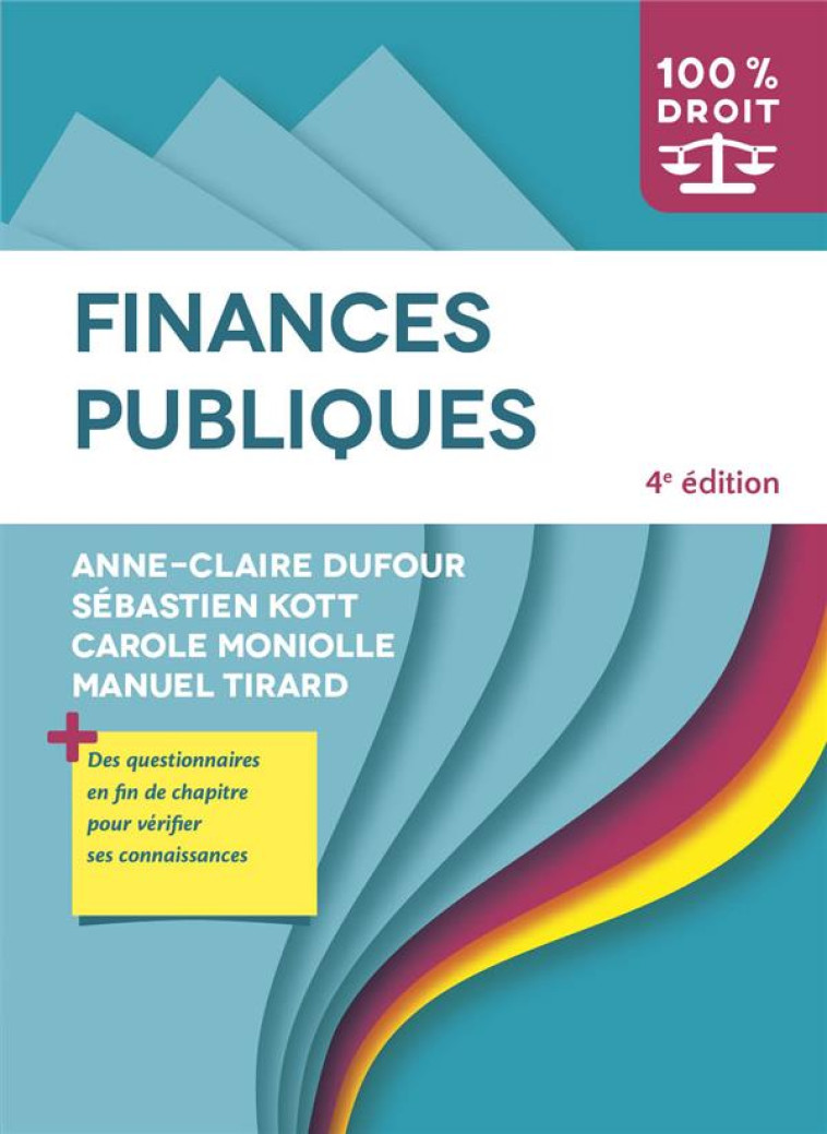 FINANCES PUBLIQUES - DUFOUR/KOTT/MONIOLLE - ELLIPSES MARKET