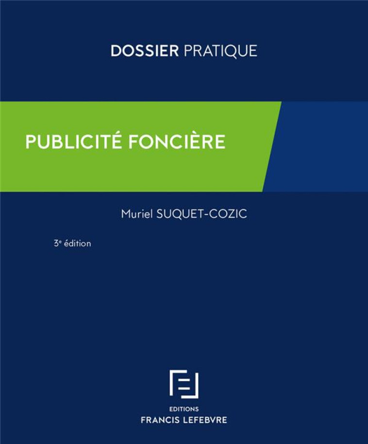 PUBLICITE FONCIERE - REDACTION F L. - LEFEBVRE