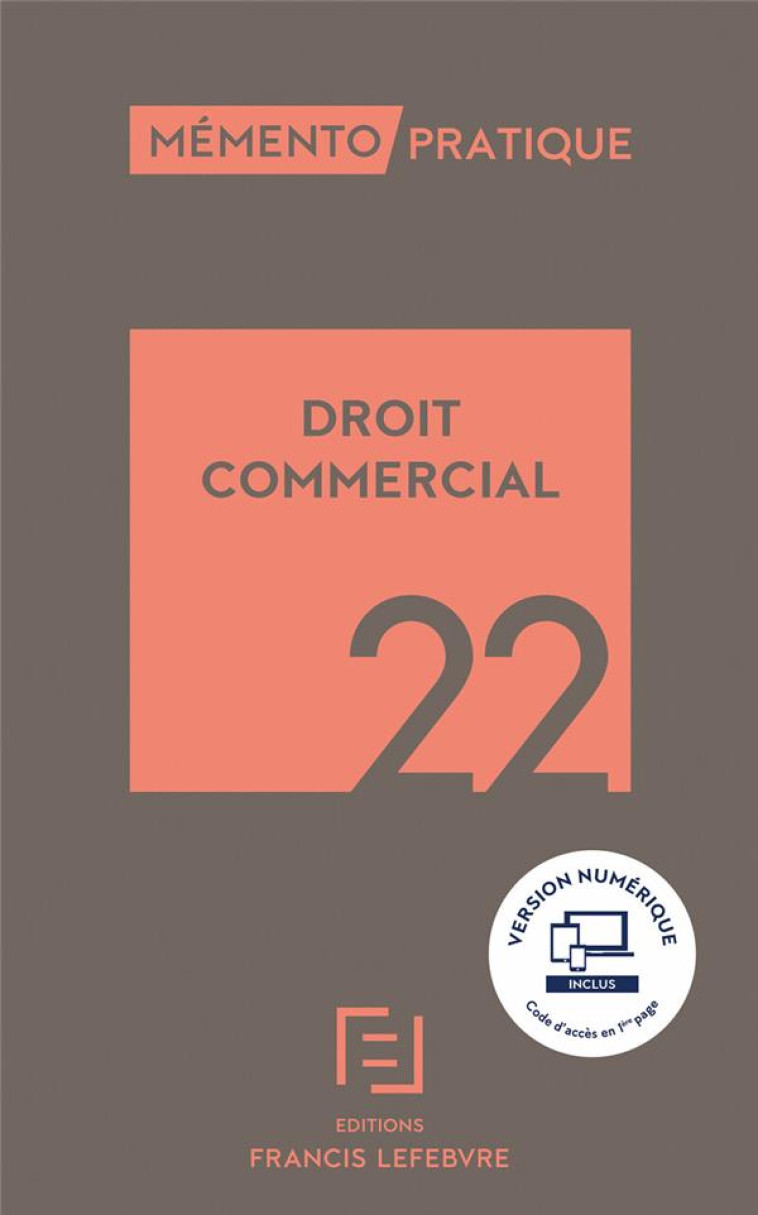 DROIT COMMERCIAL 2022 - COLLECTIF - NC